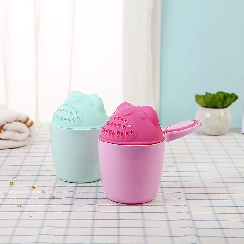 Baby Shampoo Rinse Cup – Cute Cartoon Bath Pour Cup for Toddlers & Kids