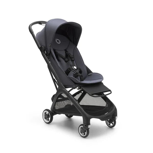 Bugaboo Butterfly Compact Travel Stroller with Bumper Bar – Stormy Blue Lightweight Pushchair