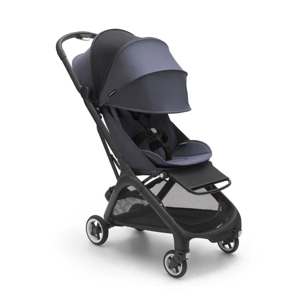 Bugaboo Butterfly Compact Travel Stroller with Bumper Bar – Stormy Blue Lightweight Pushchair